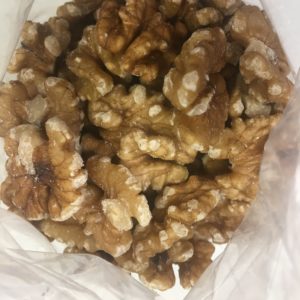 whole English walnut open