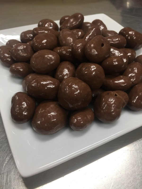 Milk Chocolate Covered Jumbo Raisins 16 oz Zimmerman's Nuts and Candies