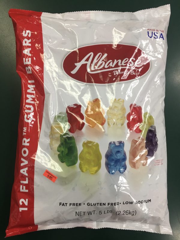 Albanese Gummy Bear 5lb Bag