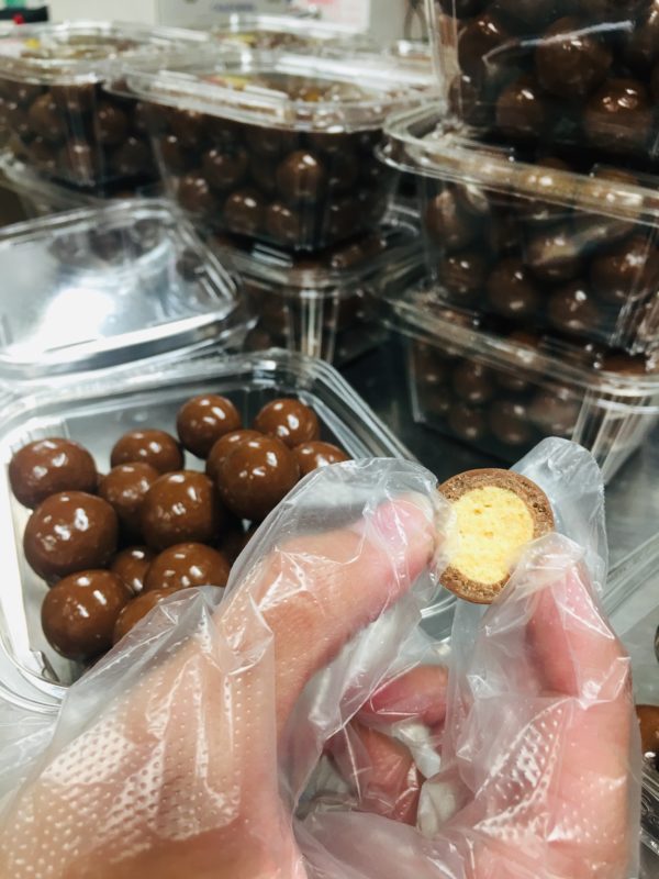 Milk Chocolate Jumbo Malted Milk Balls 16 oz Zimmerman's Nuts and Candies